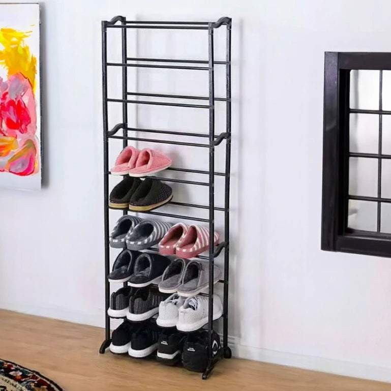 Sapateira Rack para até 30 posições organizador de sapatos leve portátil fácil de montar