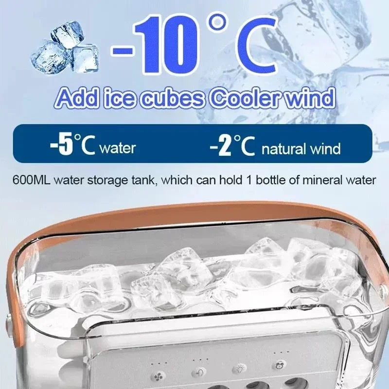 Ar condicionado portátil 3 em 1 ventilador e humidificador