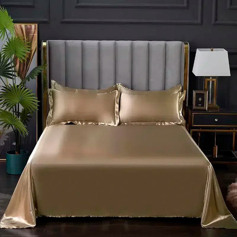 Conjunto de cama de cetim de luxo